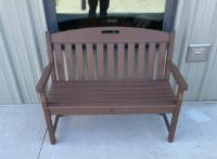 First-park-bench-arrives-from-our-plastic-recycling-challenge-with-NexTrex